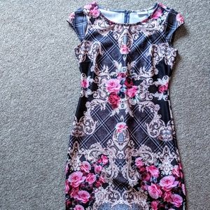 Floral sheath dress!